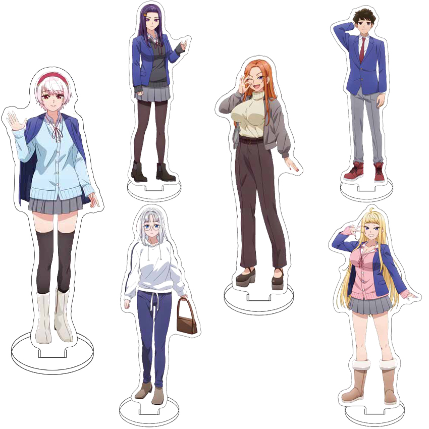 Anime Merchandise Collection - 16cm 아크릴 피규어 스탠드, 애니메이션 ‘홋카이도의