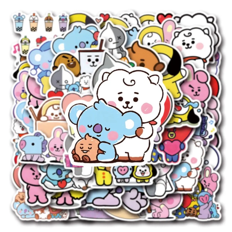 B T 21 애니메이션 굿즈 만화 귀여운 스티커 카드  - Anime Merchandise Mugs 리뷰 및 가격