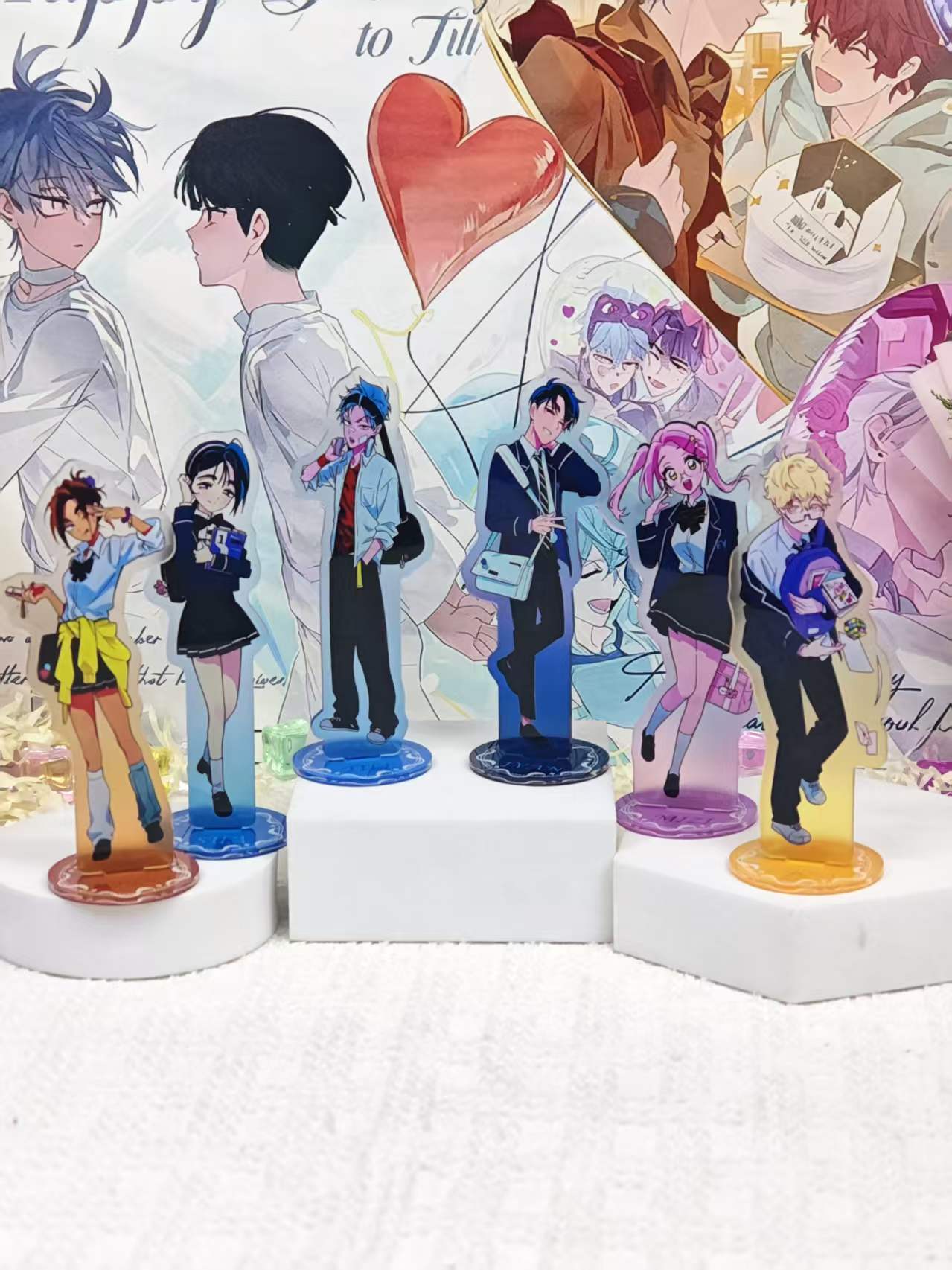 에일리언 스테이지 캠퍼스 AU 아크릴 스탠드 세트, 귀 - Anime Merchandise Collection 리뷰 및 가격